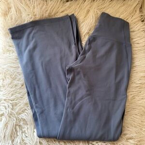 🌚 Oh Polly | Bo + Tee Soft Active Flared Trousers in Slate Grey - XXS 🌚